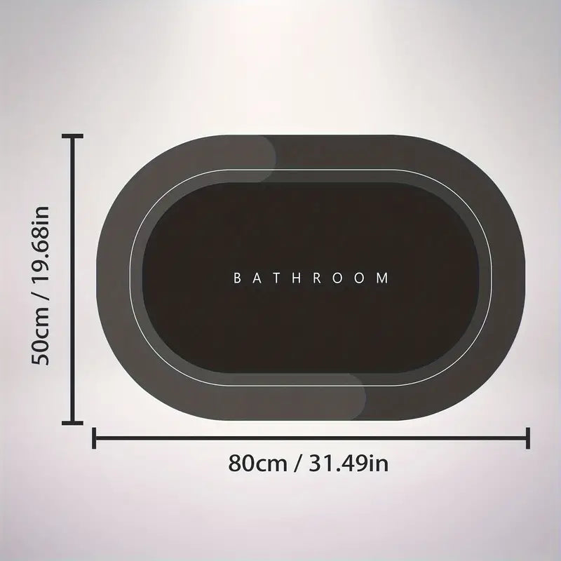 Badezimmermatte Schnell Trocknend Modern 3