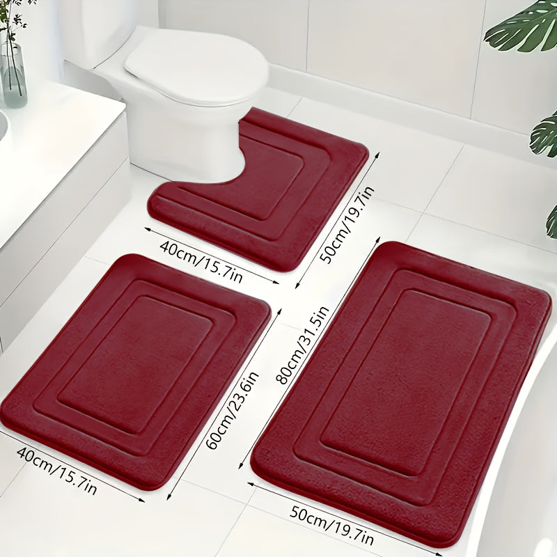Badezimmermatte Set 3-teilig für Komfort und Sicherheit 10