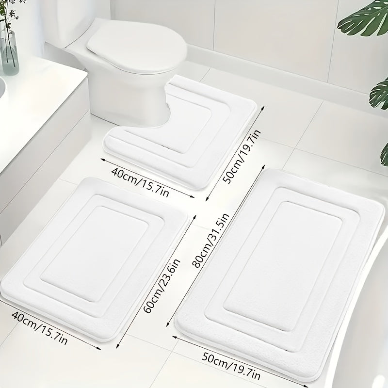 Badezimmermatte Set 3-teilig für Komfort und Sicherheit 11