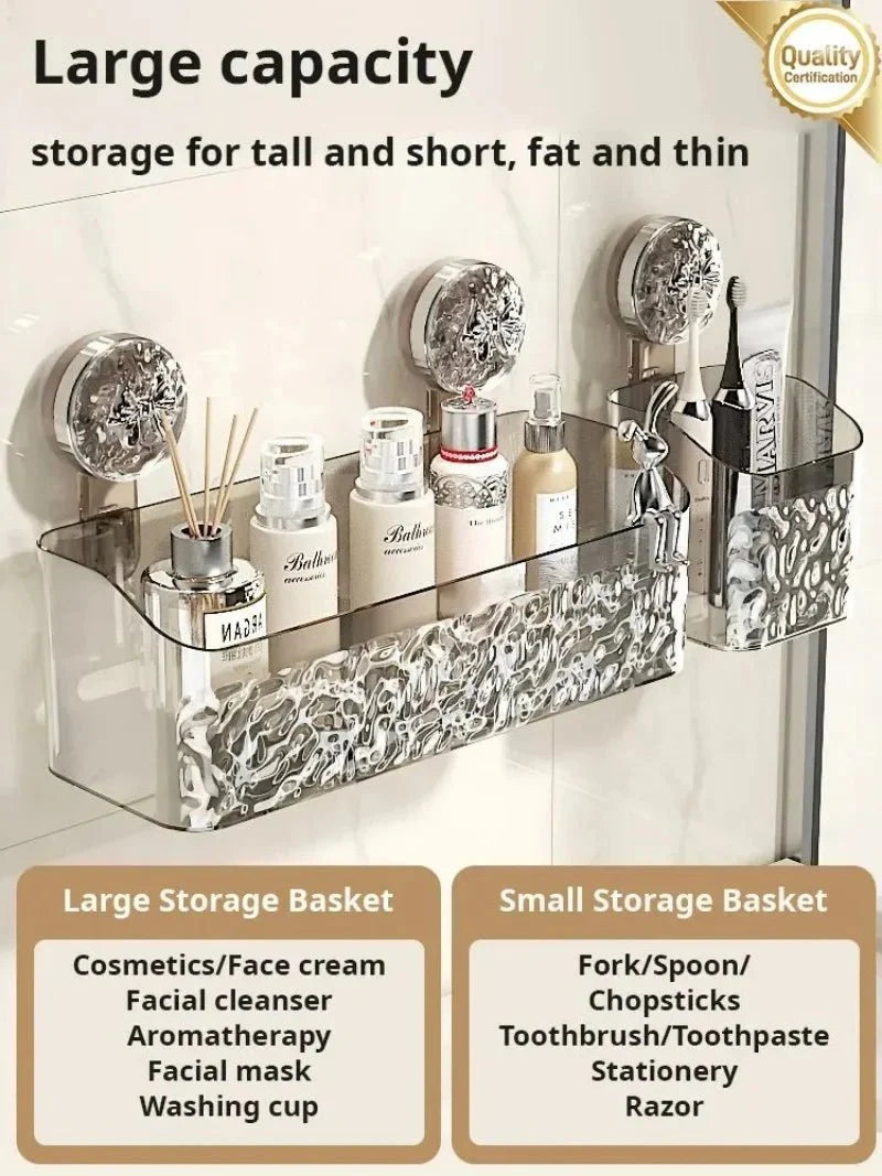 Badezimmerregal für einfache Organisation 3