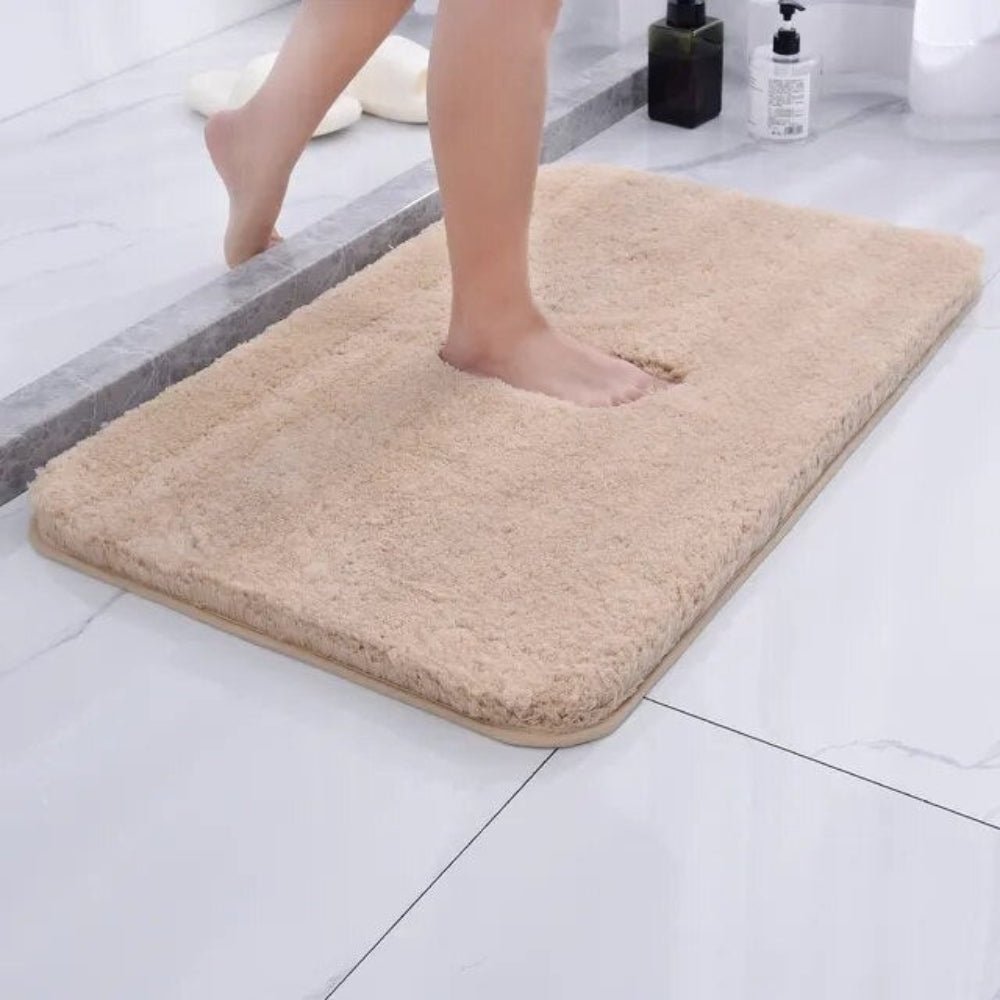Badezimmerteppich Flauschig Mit Rutschfester Unterseite Für Komfort 2