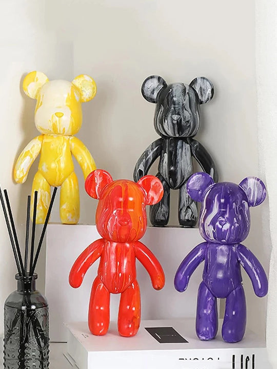 Bärenfigur Kunstvoll Gestaltet 2