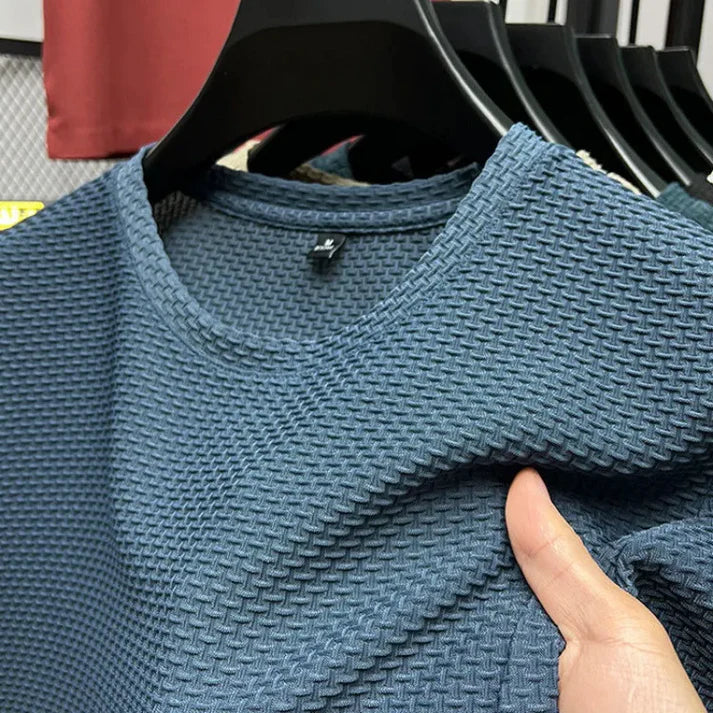 Variant image for Herren T-Shirt Kurzarm Atmungsaktiv Eisseiden-Mesh-33