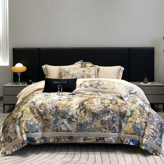 Bettwäsche Set 180x200 mit Tiermotiv und Eleganten Satinsaum für Damen und Herren 9