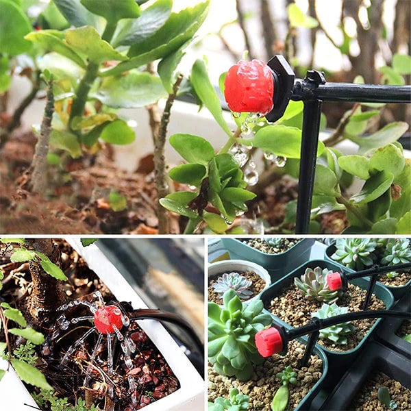 Bewässerungssystem Garten mit Einstellbaren Tropfern für Optimale Pflanzenpflege 1