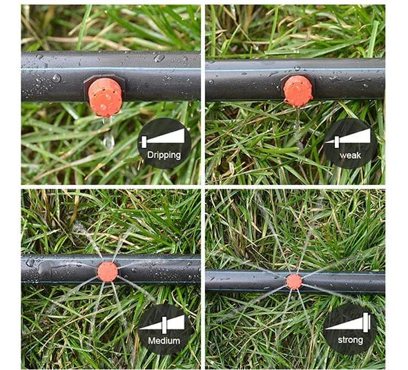 Bewässerungssystem Garten mit Einstellbaren Tropfern für Optimale Pflanzenpflege 6