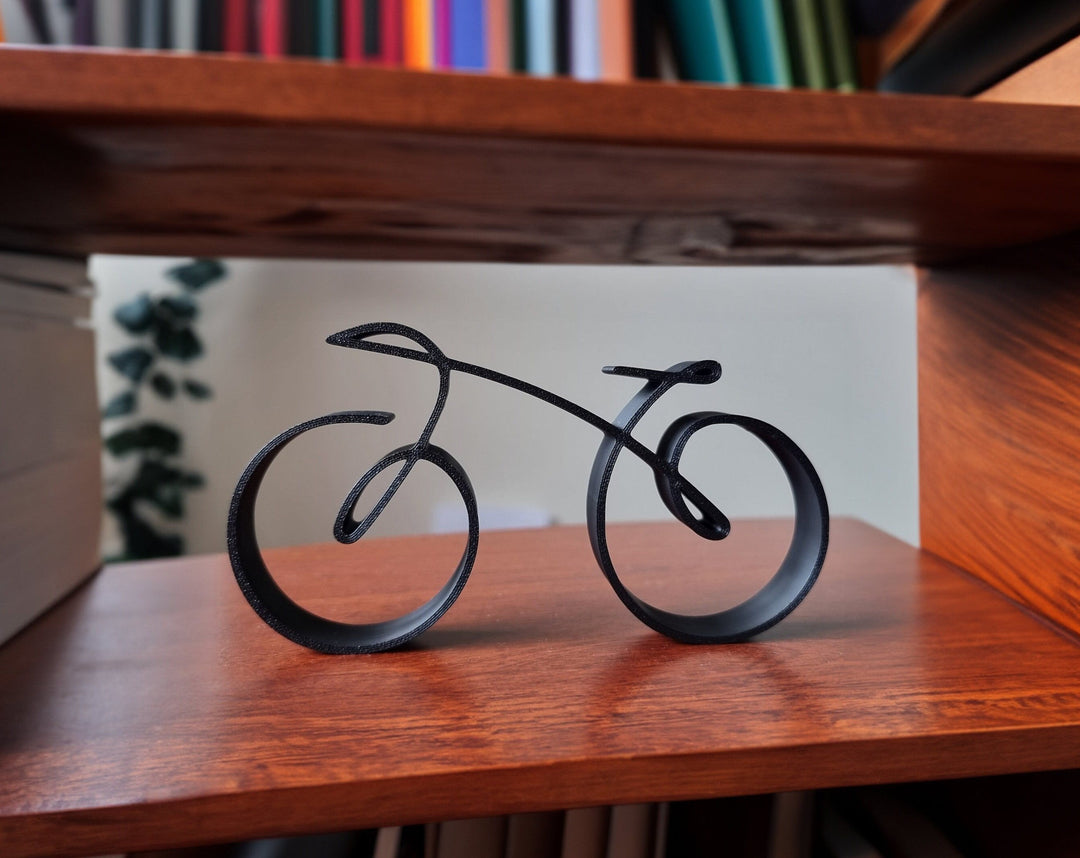 Bicycle Sculpture Minimalistisch für Radfahrer Drahtrahmen Design 0