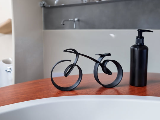Bicycle Sculpture Minimalistisch für Radfahrer Drahtrahmen Design 1