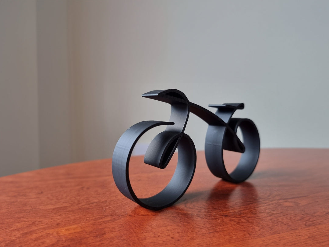 Bicycle Sculpture Minimalistisch für Radfahrer Drahtrahmen Design 2