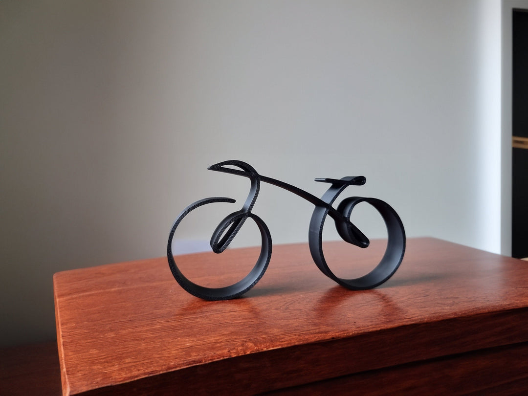 Bicycle Sculpture Minimalistisch für Radfahrer Drahtrahmen Design 3