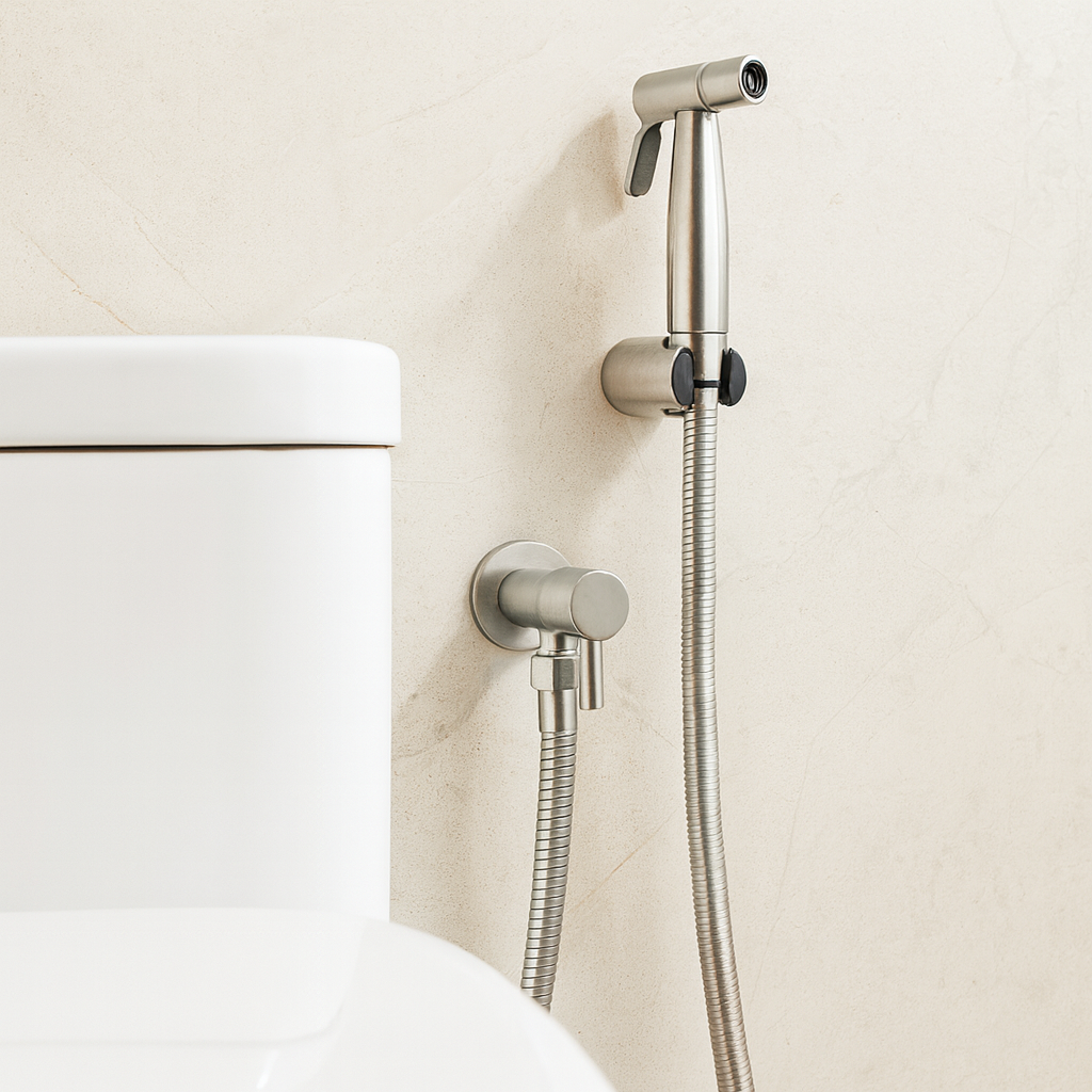 Bidet-Sprühgerät Wandmontage Verstellbarer Wasserstrahl 0