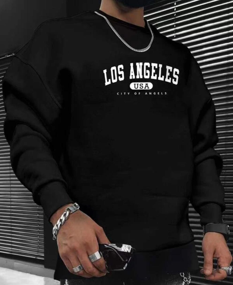 Variant image for Herren Sweatshirt Bequem Modern Baumwolle 80% Baumwolle für Alltag und Freizeit-2