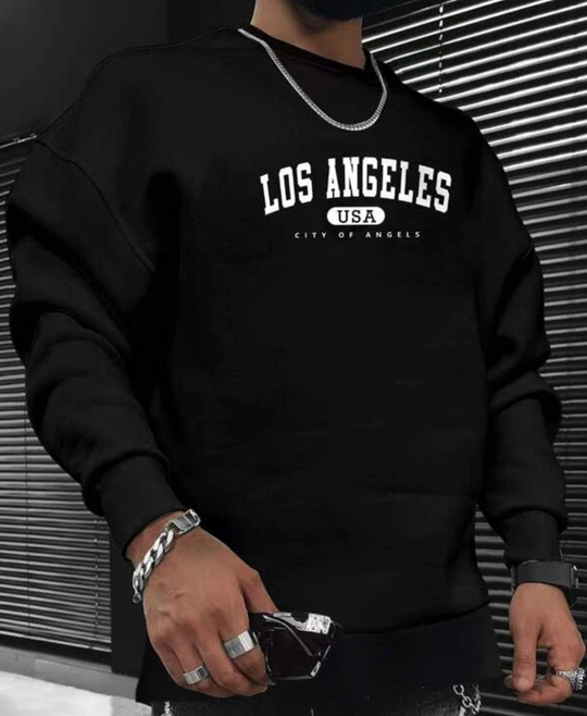 Variant image for Herren Sweatshirt Bequem Modern Baumwolle 80% Baumwolle für Alltag und Freizeit-2