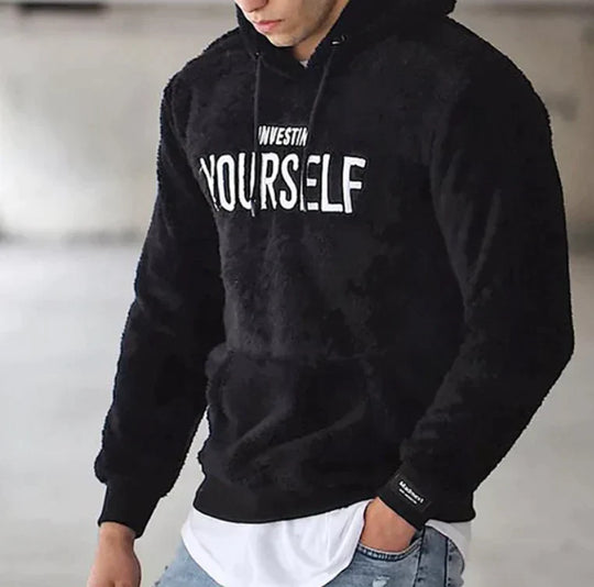 Variant image for Herren Kapuzenpullover Oversized Baumwolle Casual Zip Hoodie-1