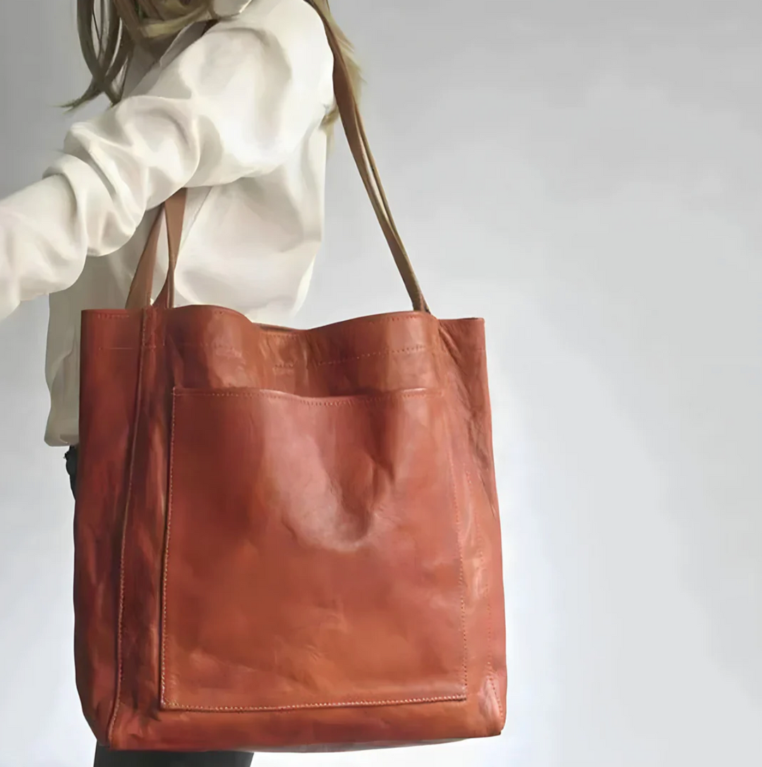 Damen Handtasche Elegantes Lederdesign für Büro und Alltag-2