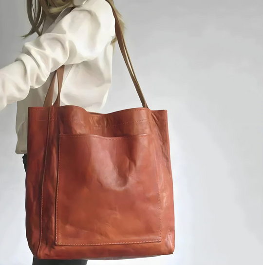 Damen Handtasche Elegantes Lederdesign für Büro und Alltag-2
