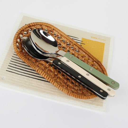 Bistro Besteckset 24-teilig für 6 Personen mit Stilvollem Design 4