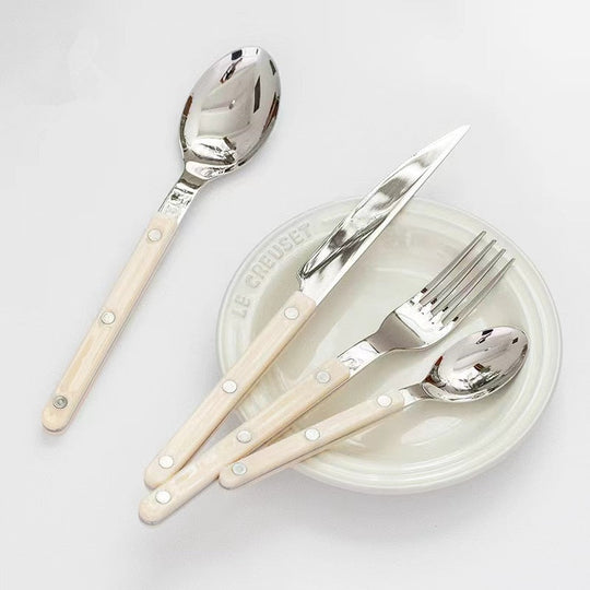 Bistro Besteckset 24-teilig für 6 Personen mit Stilvollem Design 5