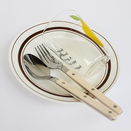 Bistro Besteckset 24-teilig für 6 Personen mit Stilvollem Design 7