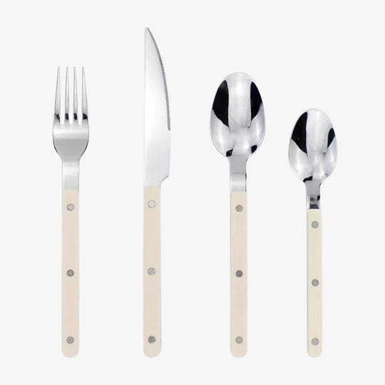 Bistro Besteckset 24-teilig für 6 Personen mit Stilvollem Design 9