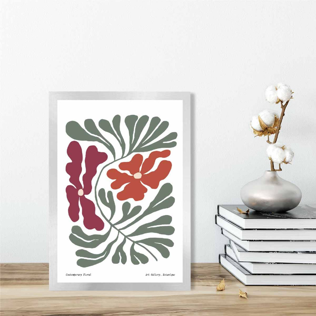 Botanisches Blumenposter Boho-Stil Modernes Wanddecor 2