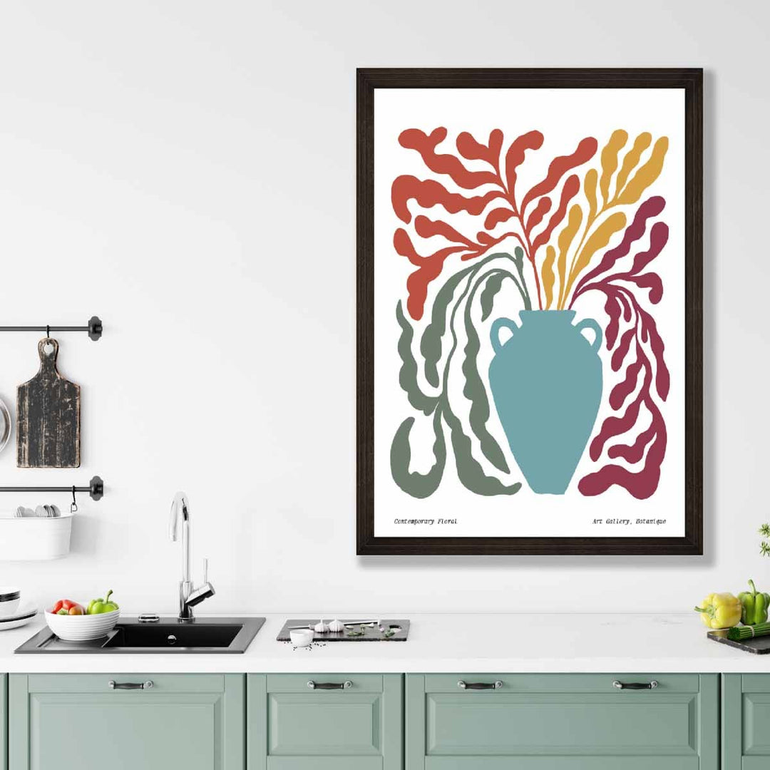 Botanisches Blumenposter im Boho-Stil 3