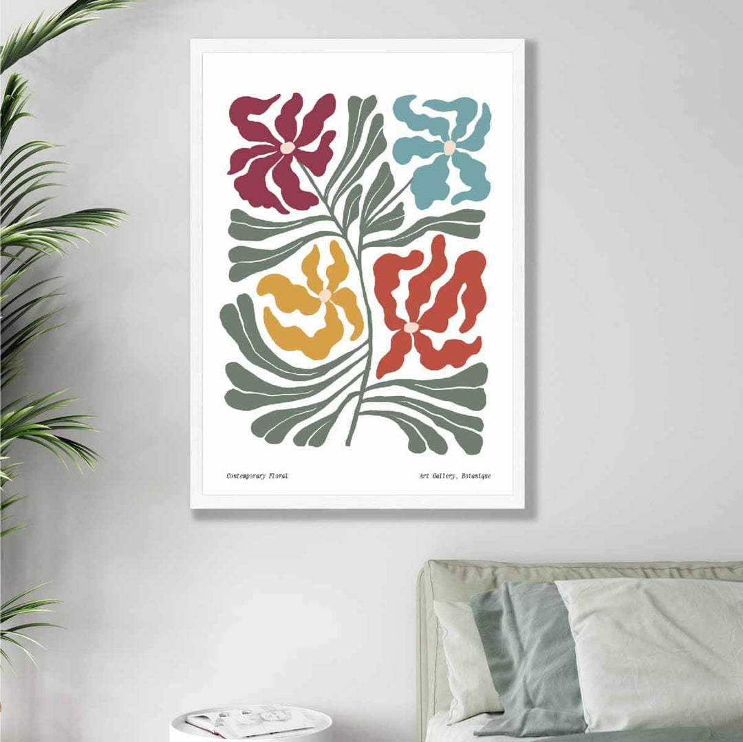 Botanisches Blumenposter im Boho-Stil 4