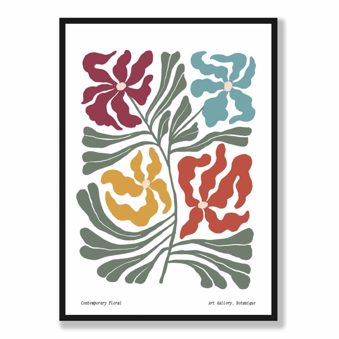 Botanisches Blumenposter im Boho-Stil 5