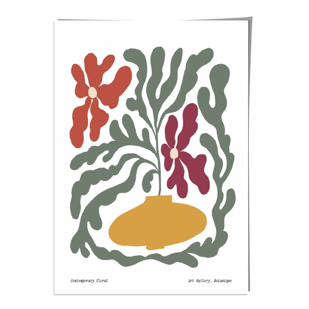 Botanisches Wandbild im Boho-Stil 0