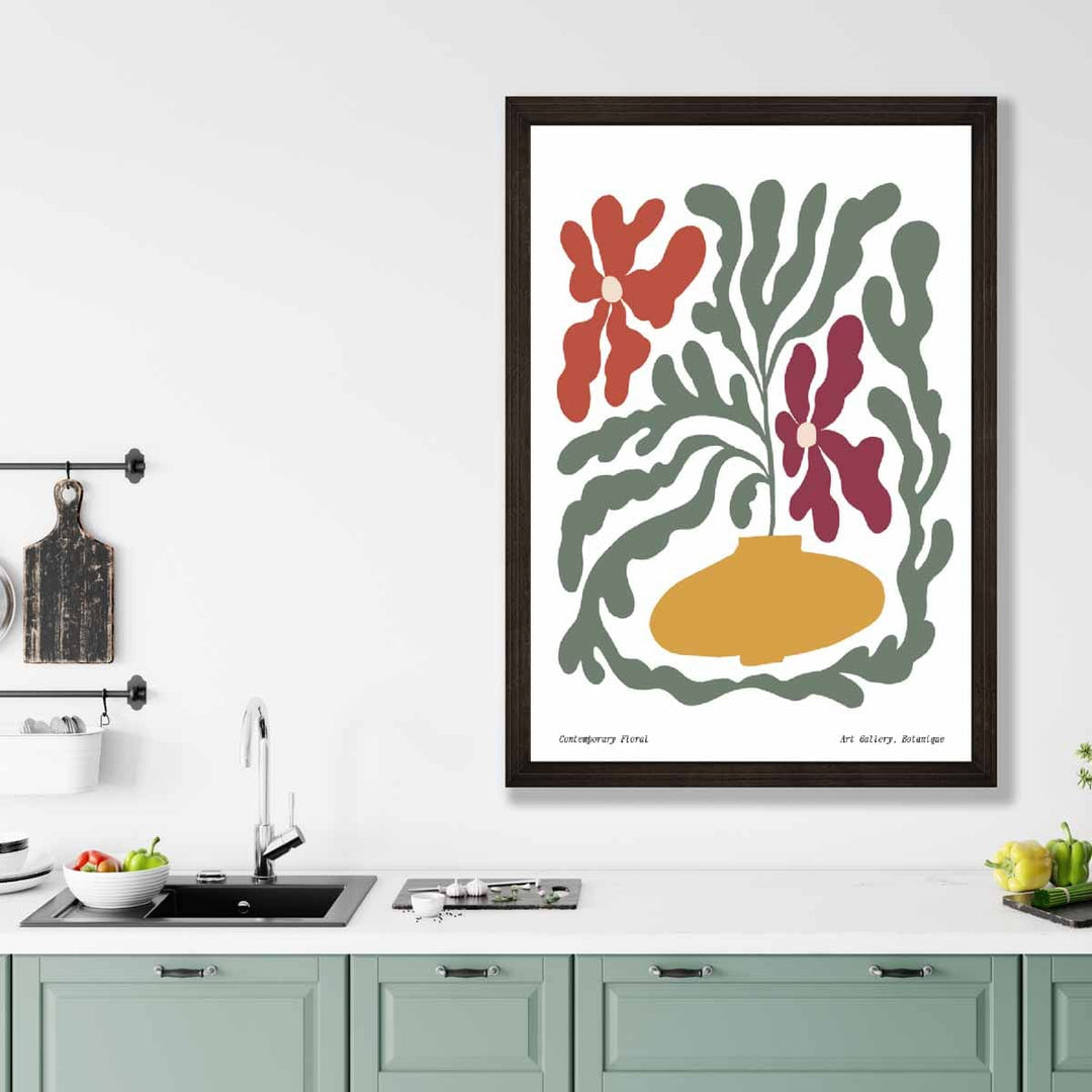 Botanisches Wandbild im Boho-Stil 3