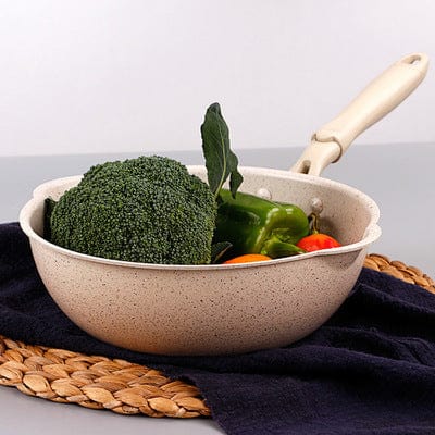 Bratpfanne für Alle Herdarten mit Marmorbeschichtung - Vielseitige Pfanne für Einfaches Kochen 2