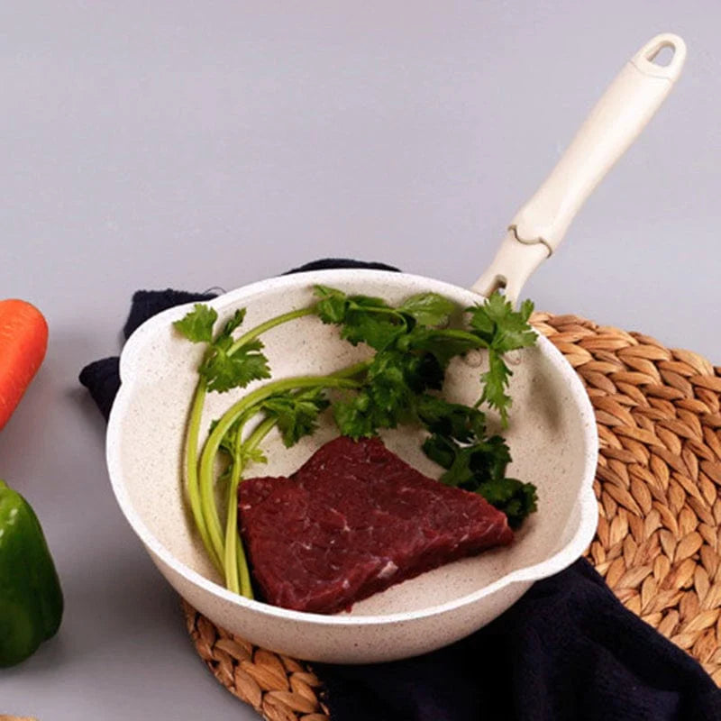 Bratpfanne für Alle Herdarten mit Marmorbeschichtung - Vielseitige Pfanne für Einfaches Kochen 3