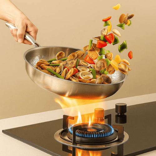 Bratpfanne für gesundes Kochen 4