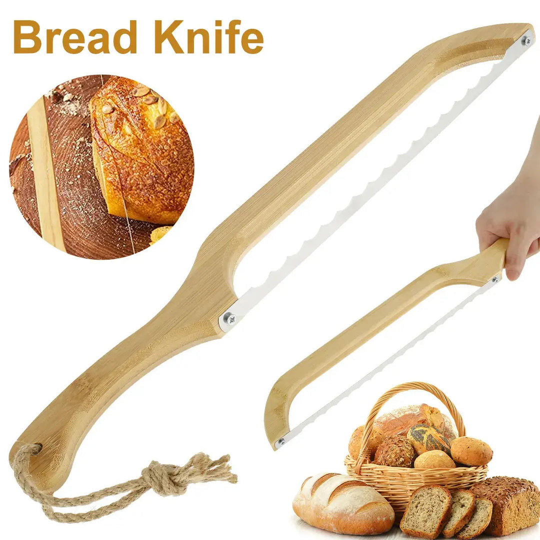 Brotmesser mit Wellenschliff für müheloses Schneiden 3