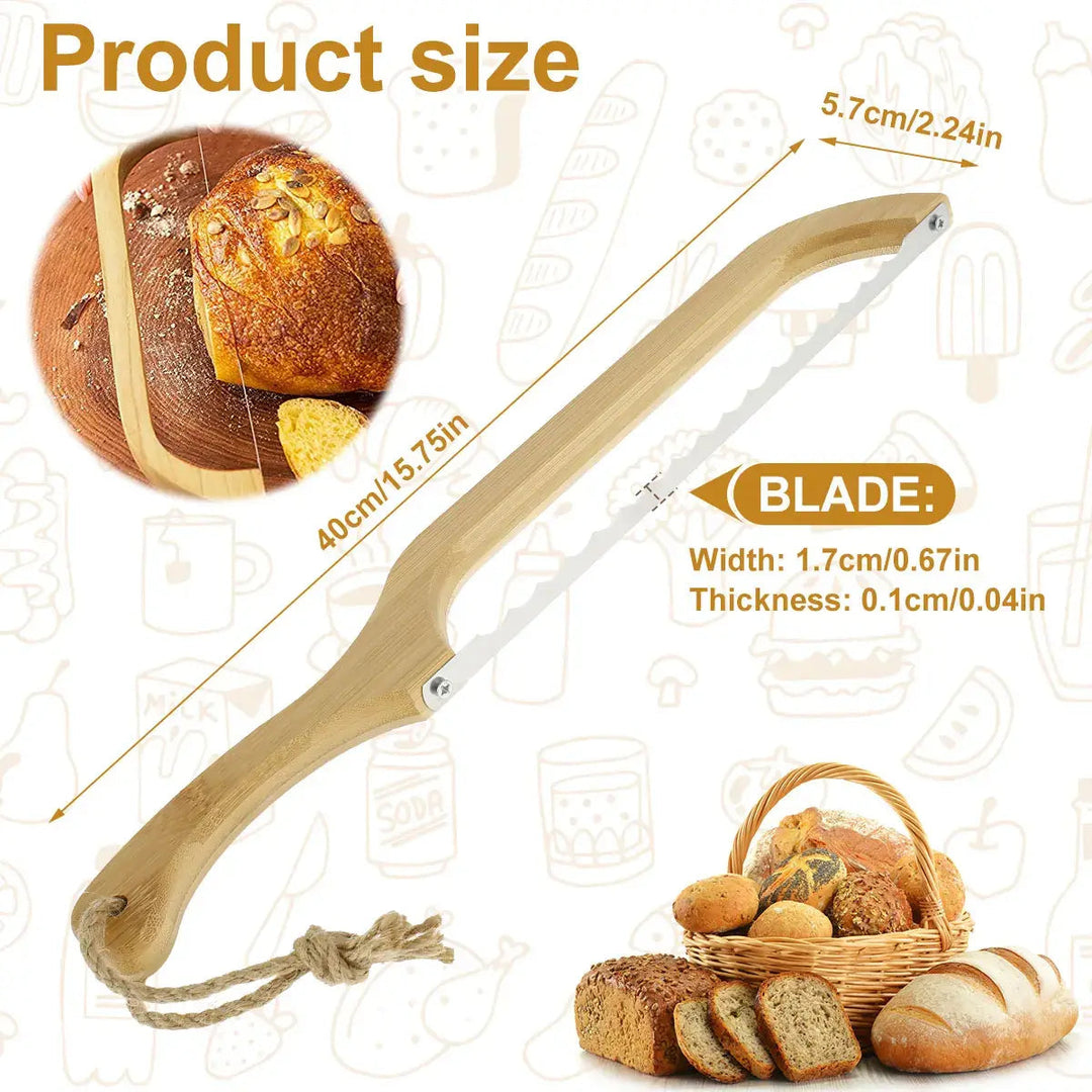 Brotmesser mit Wellenschliff für müheloses Schneiden 5