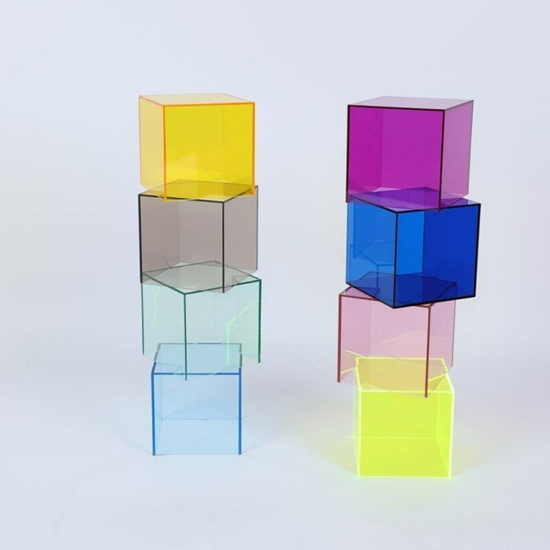 Bunte Acryl Aufbewahrungsbox für Sammlerstücke 1