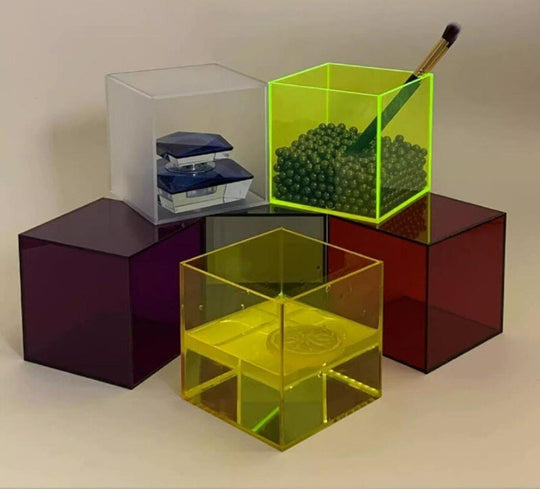 Bunte Acryl Aufbewahrungsbox für Sammlerstücke 2