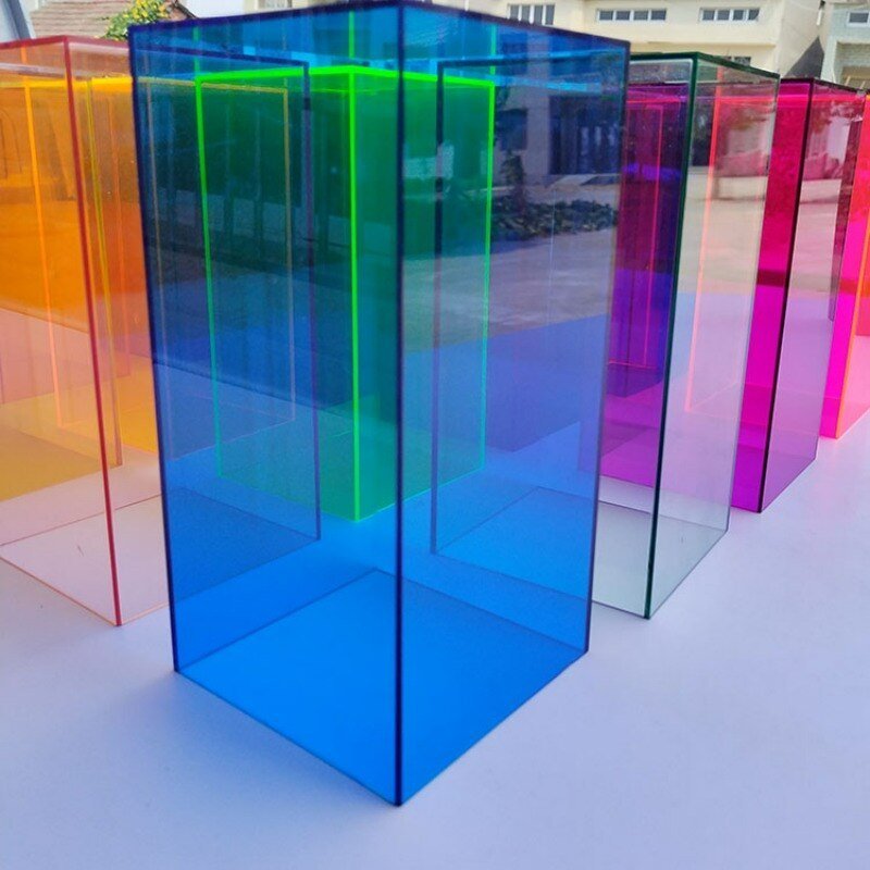 Bunte Acryl Aufbewahrungsbox für Sammlerstücke 4