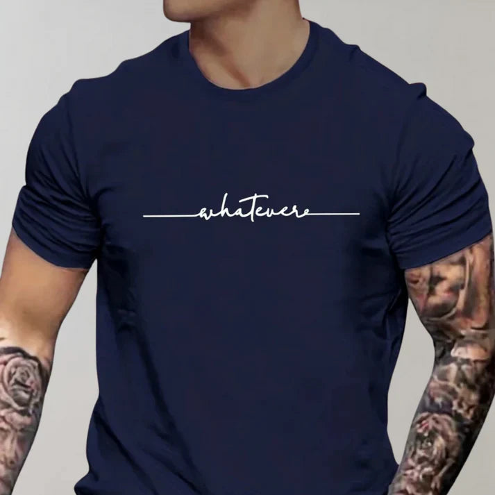 Variant image for Herren T-Shirt Rundhalsausschnitt Lässig Baumwolle Atmungsaktiv Freizeit-25