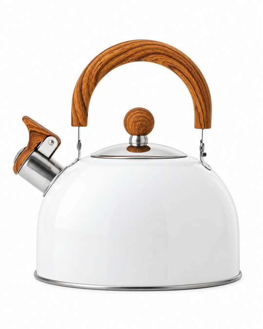 Flötenkessel für Induktion 3L Klassisches Design mit Hitzebeständigem Griff