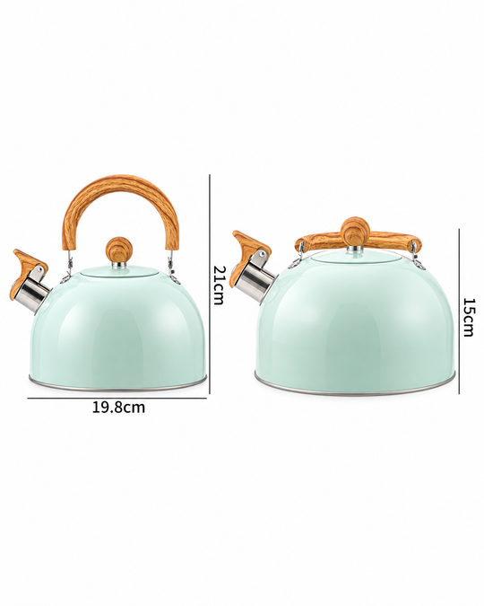 Flötenkessel für Induktion 3L Klassisches Design mit Hitzebeständigem Griff
