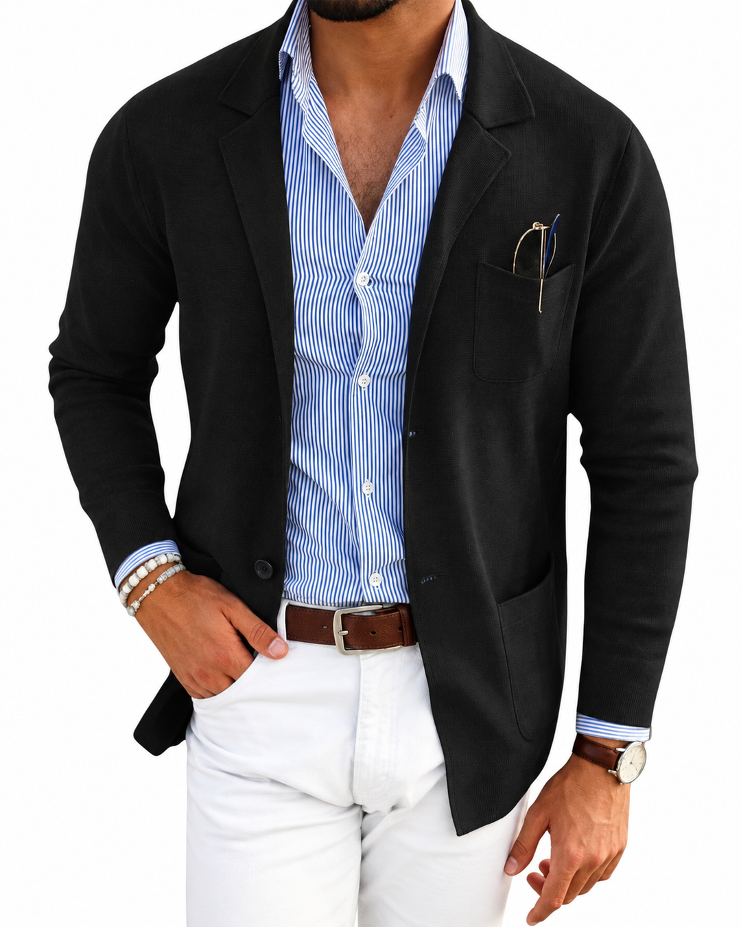 Herren Blazer Old Money Stil