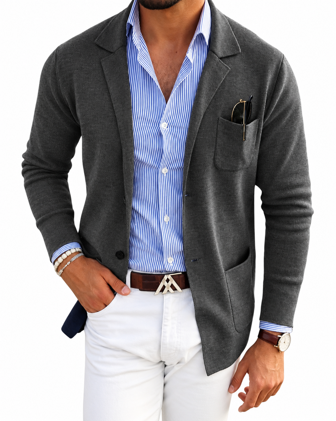 Herren Blazer Old Money Stil