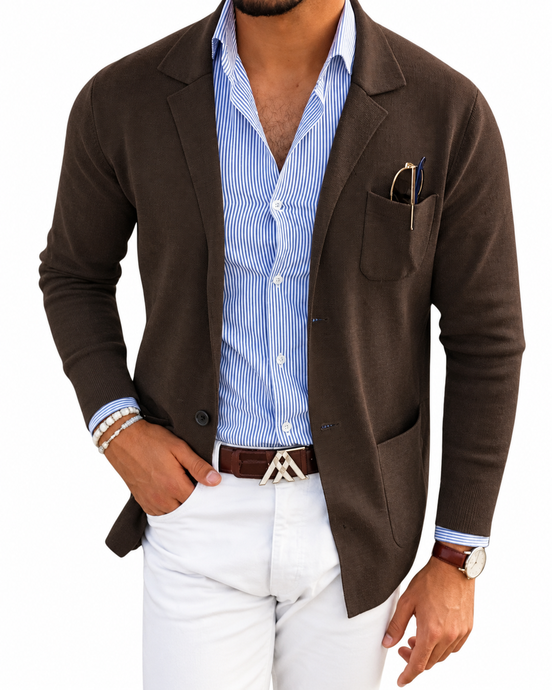 Herren Blazer Old Money Stil