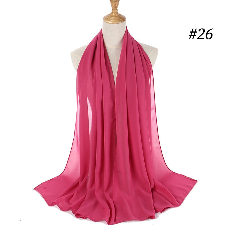 Chiffon Hijab Stirnband