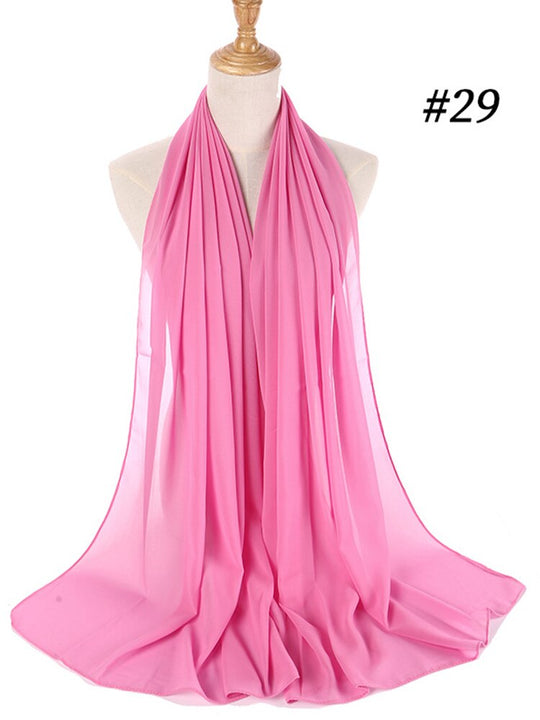 Chiffon Hijab Stirnband