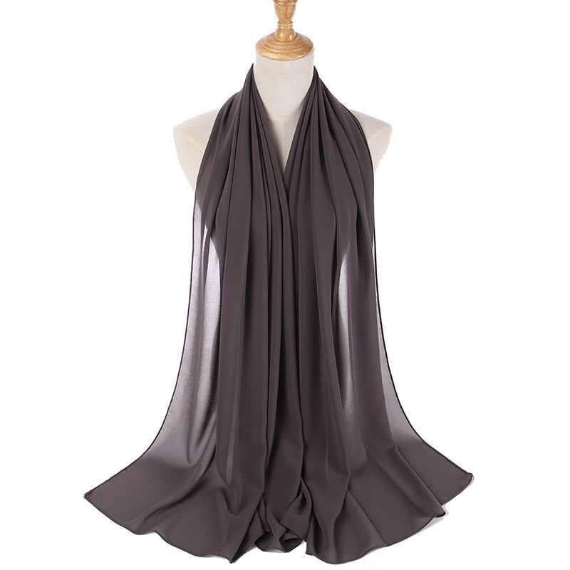 Chiffon Hijab Stirnband