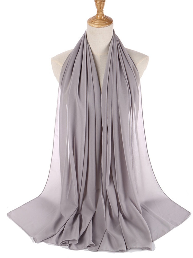 Chiffon Hijab Stirnband