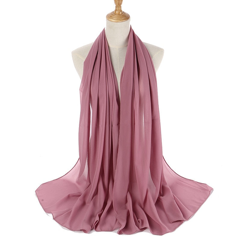 Chiffon Hijab Stirnband