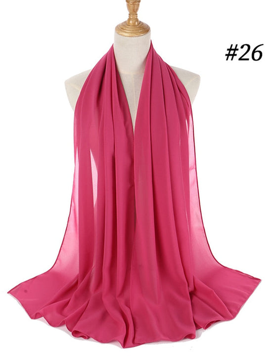 Chiffon Hijab Stirnband